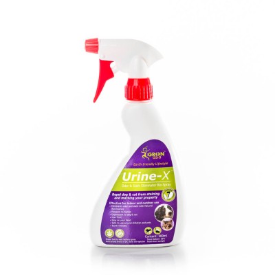 Urine-X Pet Cat and Dog Urine Odor and Stain Eliminating Remover Spray 500ml Bottle Supplier in Malaysia